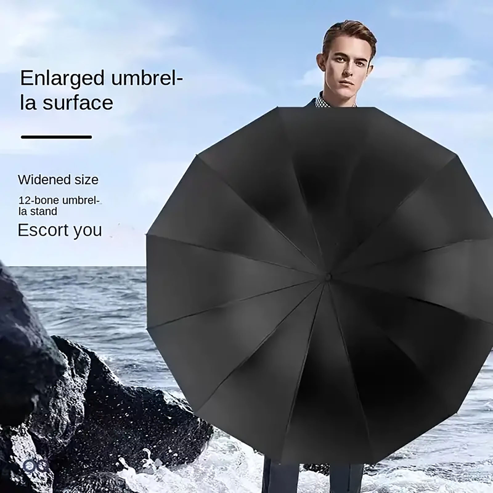 130cm/51.18 Polegada guarda-ch - Golf Umbrella Large avaliação e preço
