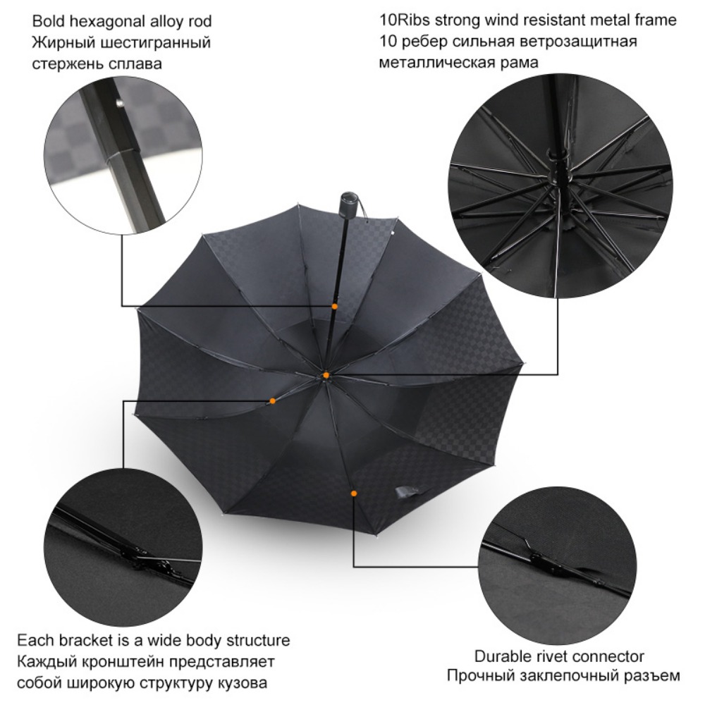 Dupla camada grade escura gran - Golf Umbrella Large avaliação e preço