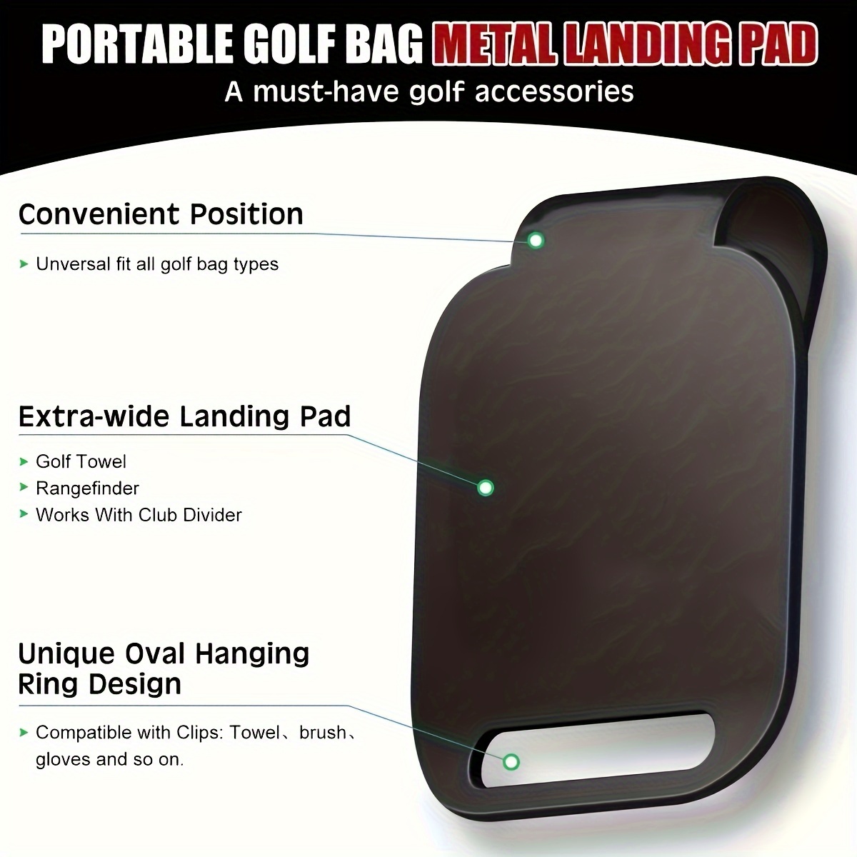 Almofada de pouso magnética do - Golf Rangefinder avaliação e preço
