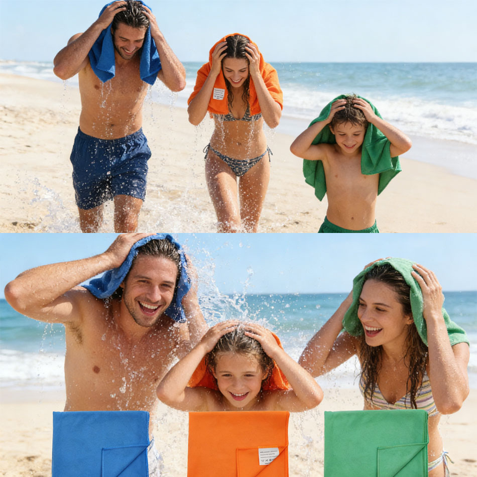 Toalha de praia de microfibra, - Golf Towel avaliação e preço