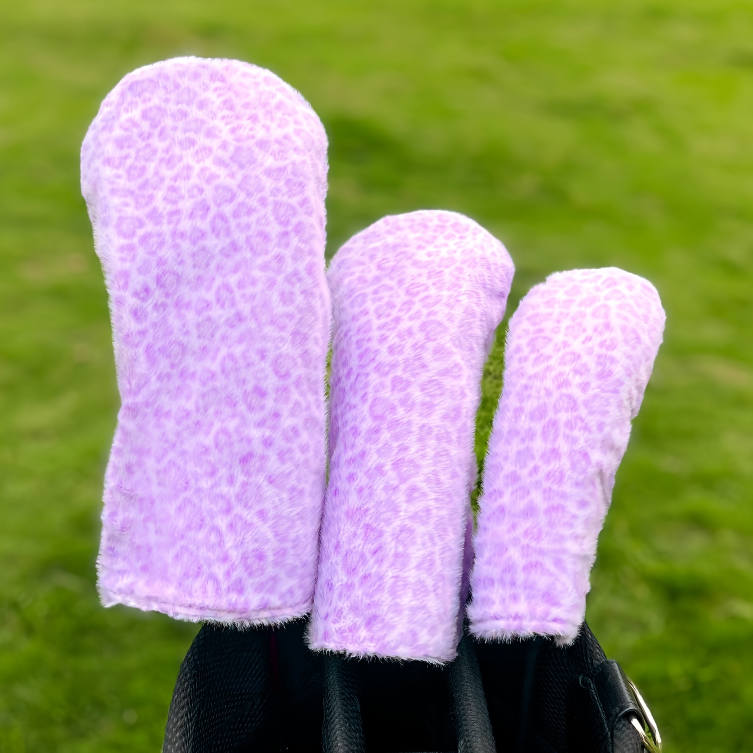 Capas de pelúcia roxas com est - Golf Driver avaliação e preço